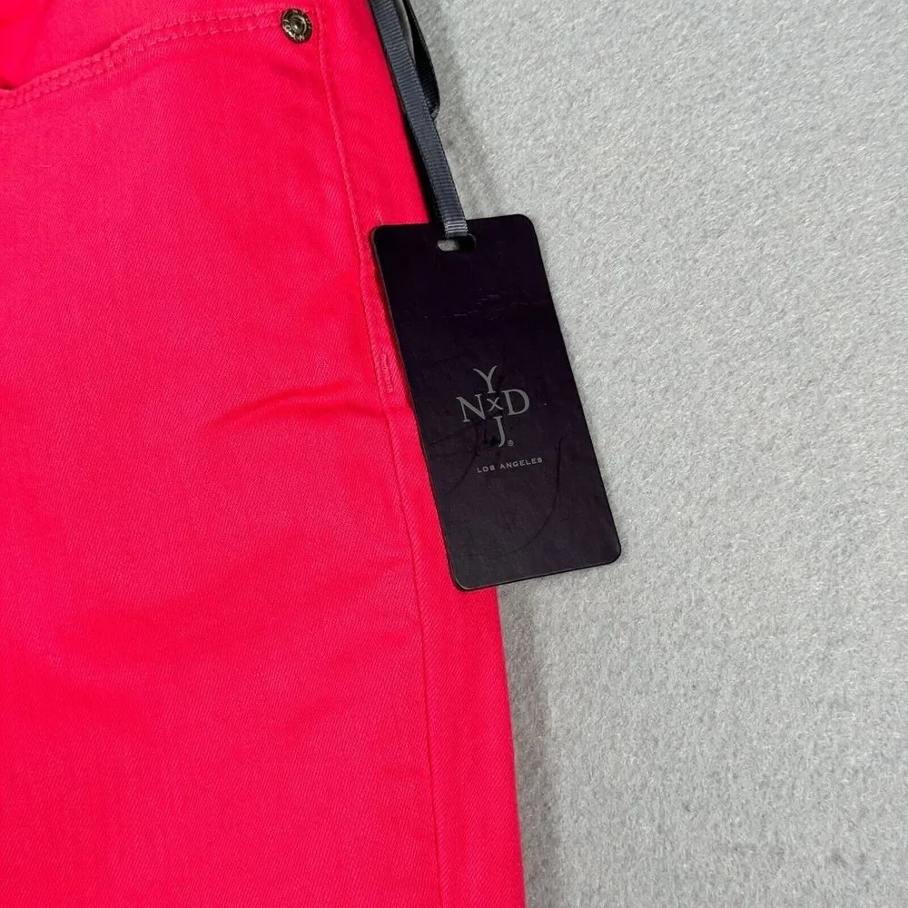 NYDJ Jeans Womens 8P Crop Pink‎ Pants Cropped Slim Fit Casual Capri Style
